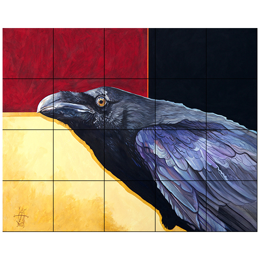 JW Baker "Rainbow Raven"